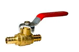 3/4" PEX Ball Valve Red Handle