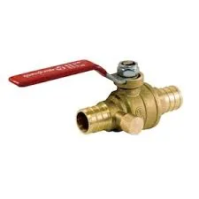 1" PEX Ball Valve with Drain