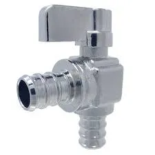 1/2" PEX to 1/4" OD Angle Fridge Valve