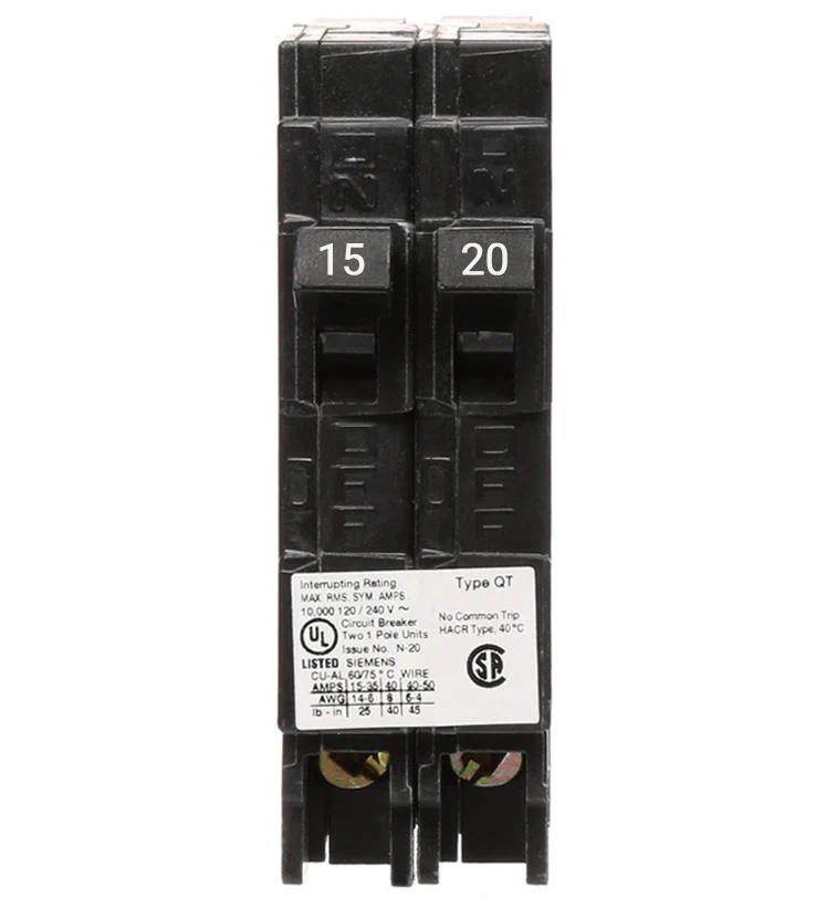 Q1520NC-Siemens-15/20 Amp-1Pole